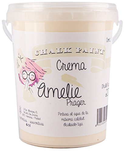 Amelie Prager 1000-27 Pintura a la Tiza, Crema, 1 l