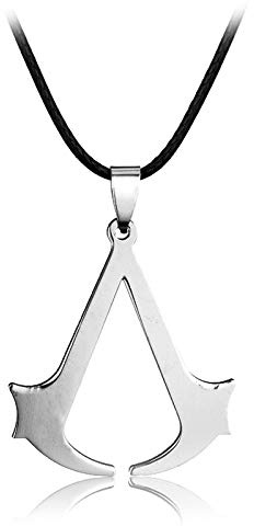 Collar con colgante de acero inoxidable para hombre, regalos para fanáticos de los héroes de la película