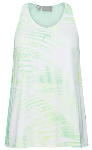 HEAD Agility Canottiera Ragazza Verde Pastello Stampa 140