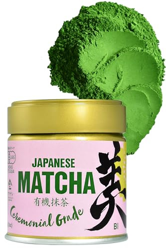 YAMASAN KYOTO UJI Japanese Matcha Green Tea Powder - Ceremonial Grade Matcha - 100％ Authentic Japanese Origin From Uji Kyoto Japan (30g)