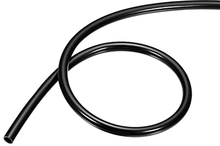 YOKIVE Silikon Schläuche Wasserübertragung Perfekt für Pumpe (Schwarz 6x8mm IDxAD 1m)