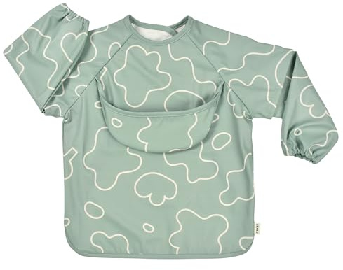 Béaba, Baby haklapp, återhämtning haklapp, vattentät, elastisk haklapp, långärmad haklapp, avtagbara ärmar, återhämtningsficka, lätt att rengöra, evolutionär