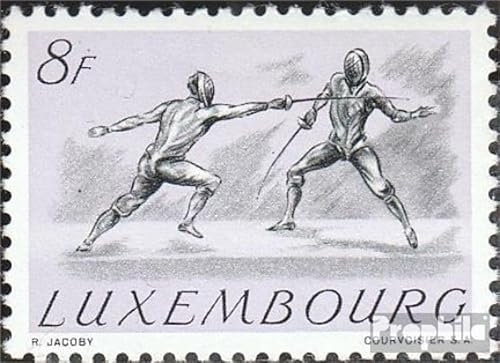 Prophila Collection Luxemburg 500 mit Falz 1952 Sommerspiele (Briefmarken für Sammler) Kampfsport (Boxen/Fechten/Ringen/Karate …)