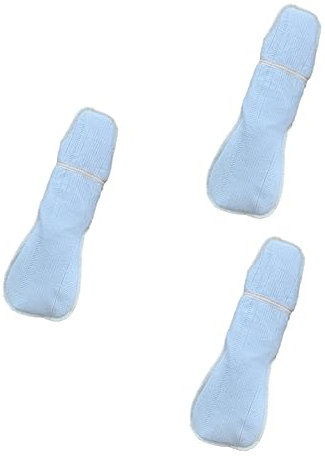 Hoement 3stücke Wiederverwendbare Baumwoll-windel Mit Knopf Atmungsaktiv Und Waschbar Für Menstruation Gegen Seitenleckage Zufällige Farbe