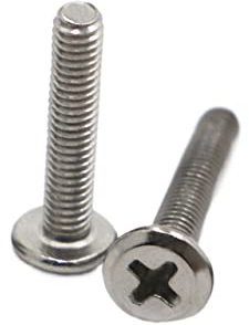 2/5/10/20 pièces M3 M4 M5 M6 M8 A2-70 304 acier inoxydable croix grande tête plate meubles Rivet vis connecteur Joint vis boulons(25mm,M8 2pcs)