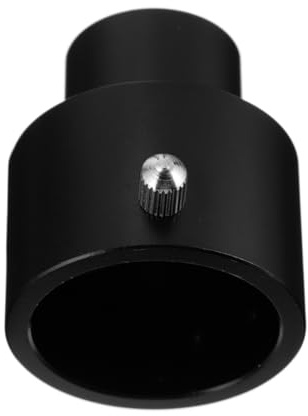DOITOOL Aluminum Mount Converter Telescope Adapter 0.965 Inch to 1.25 Inch Connector Black Metal Structure Accepts Filters Extends Focal Length for Astronomy