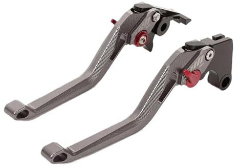 Maneta Embrague Fren para Suzuki para LTZ 400 para LTZ400 2005-2009 CNC Accesorios Ajustables para Motocicleta Palancas De Manija De Embrague De Freno Palanca Freno(14)