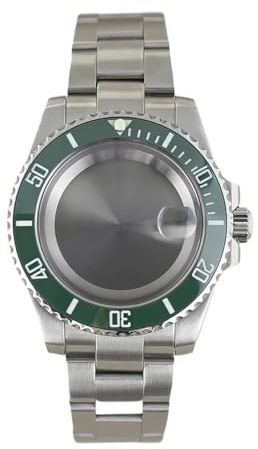 1st 40 mm SUB GMT Keramisk Insert Glide Lock Spänne Klockfodral for NH34 NH35 NH36 NH38 Movement Oyster Armband(Style 7)