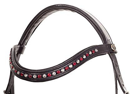 Crownclub Red Rose Trensenzaum Trense, Cob