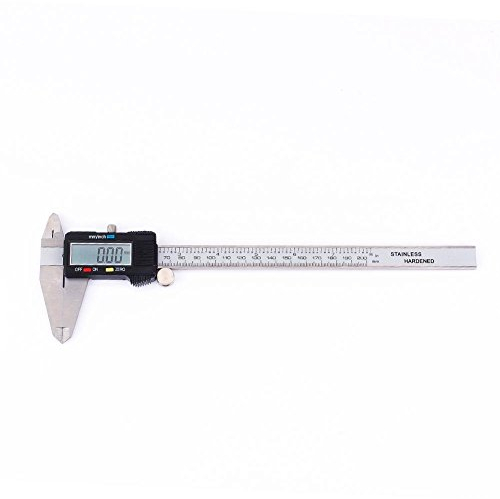 FTVOGUE Digitaler Messschieber, LCD Display, 0-200mm Messbereich, Edelstahl, 0,01mm Auflösung, mit Benutzerhandbuch