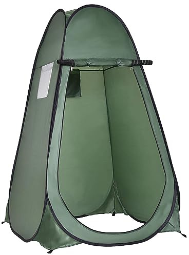 DREAMADE Pop-Up Umkleidezelt, Duschzelt Toilettenzelt Camping Faltzelt, Pop Up Zelt Lagerzelt Wurfzelt für Outdoor Strand Angel Camping Wandern, 190 x 120 x120 cm