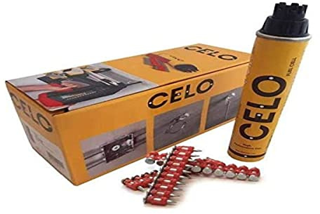 CELO 917800XHA - Clavo de acero XHA para clavadoras a gas FORCE ONE longitud 17 mm (Envase 800 ud)