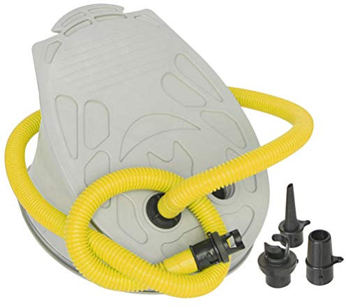 Cabilock 1satz Fußbetriebenes Luftpumpen Leder Und Aluminiumlegierung Multifunktionale Luftpumpe Für Aufblasbare Boote Schlauchboote Luftmatratzen Spielzeuge Und Schwimmringe Zufällige
