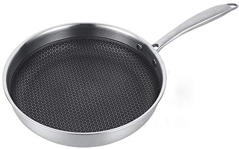 ChengBeautiful POÊLON 28cm antiadhésif Poêle Poêlon avec poignée Omelette Poêle à Frire for Cuisson des Steaks Légumes Omelette Pan (Color : B, Size : 28cm)