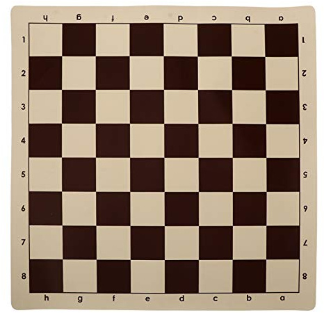 TOYANDONA Portable Chess Board Synthetic Leather Chessboard Foldable Roll up International Chessboard for Chess Games Easy Carry Game Accessory 16.54 X 16.54 X 0.20 in 1 Pc