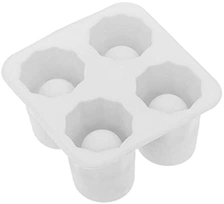 AllForYou Ice Cube Tray Mold Makes Shot Glasses Ice Mould Novelty Gifts Ice Tray Summer Drinking Tool Ice Shot Glass Whiskey Cocktail Cold