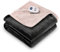 CURECURE Electric Heated Blanket Throw Large Soft Flannel Warm Blanket with Auto Off & Settings Removable Switch Washable (Dark Grey, 150×200cm)