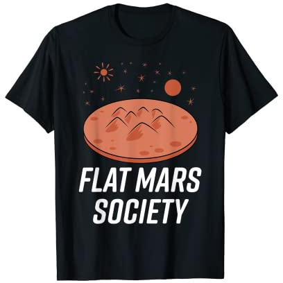 Maglietta Flat Mars Society Space Lovers Tee Maglietta