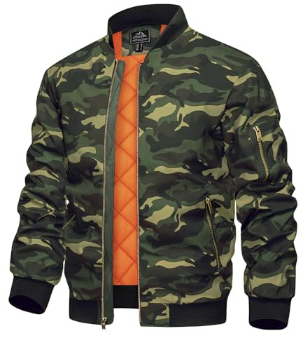 TACVASEN Men's Jacket Smart Casual Winter Coat Water Resistant Windbreaker