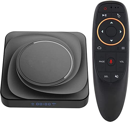 LIROM Android TV Box 11.0,Set Top Box 8GB RAM 128GB ROM RK3566 Quad-Core Dual Band Wifi 2.4/5Ghz BT 5.0, HDMI 2.0 Support 8K 3D/H.265 Android Box with Voice Remote Contro,8GB+128GB