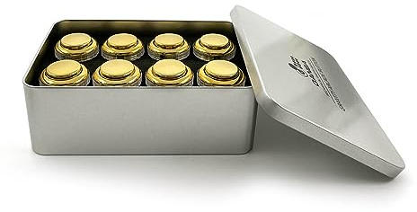 qanba Gravity 8-Pack Metallic Gold Mechanical Shaft Pushbuttons (F08) 30mm for PC PlayStation