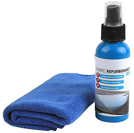 ihreesy Kunststoff Tiefenpfleger, 100 ml Kunststoff-Restaurator Auto-Innenpflegemittel Restaurator Kunststoffteile-Renovierungsmittel CockpitReiniger Kunststoffteile Armaturen Innenraumreiniger