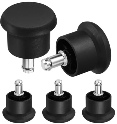 VILLCASE 5 Pcs Patas Fijas para Silla de Oficina Patas Fijas Silla, Base Silla Gaming Patas Silla Gamer Patas Silla Escritorio para Silla Oficina para Sustituir Las Ruedas Viejo