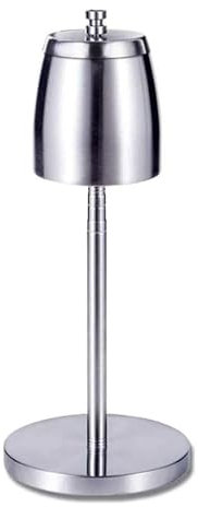 EYPKPL 600 ml Standaschenbecher Edelstahl Aschenbecher mit Deckel Teleskop-Rauchaschenbecher Moderner Aschenbecher Mülleimer