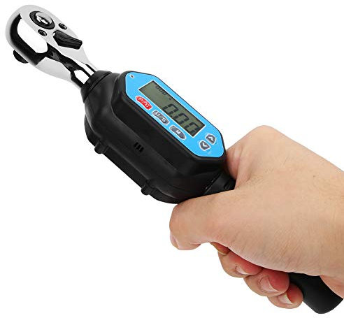 Brrnoo Chiave Dinamometrica Elettronica Regolabile Ad Alta Precisione 3/8 Pollici con Display LCD, Impugnatura Ergonomica, Risposta Rapida della Chiave Dinamometrica Elettronica, per