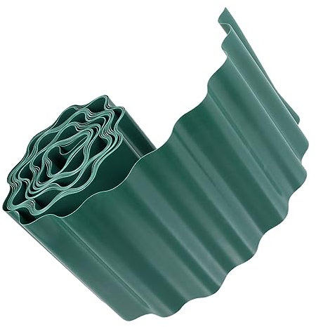 Kisangel 1rolle Rollborder Garten Edging Kunststoff Zaun Für Blumenbeete Und Flexible Mähkante Für Installieren Und Wetterfest