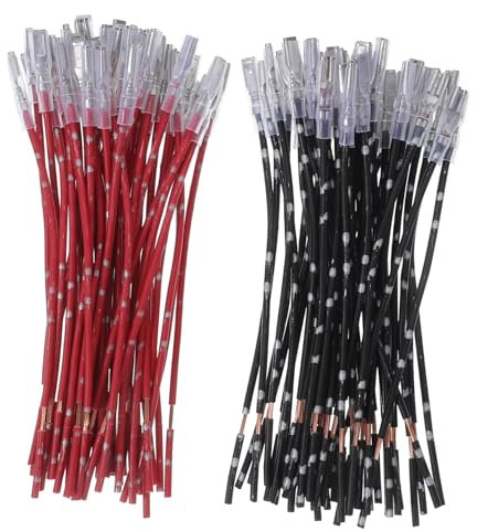 OKUMEYR 94pcs Wire Connector Kit Spade Speaker Connectors for Electrical Wiring Quick Splice Car Speaker Wire Plugs