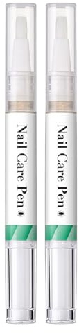 2 lápices de cuidado de uñas, aceite para el crecimiento de las cutículas, aceite de cuidado de uñas, tratamiento de uñas para uñas dañadas