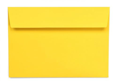 Kuvertwelt Selbstklebende Umschläge DIN C6 (162 x 114 mm) - Gelb | Selbstklebende C6-Papierumschläge im 200er-Pack für schnelles Versenden von Briefen, Karten und Einladungen.