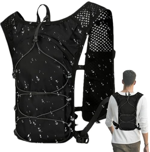 Gilet da corsa per acqua, gilet da corsa, leggero, impermeabile, per donne e uomini, escursionismo, campeggio, ciclismo, viaggi, pesca