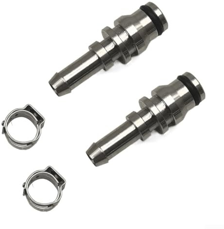 Stelo del connettore del tubo flessibile maschio per modelli di pulitori per tappeti Karcher per Puzzi 100 200 300 81 Pro Series Realizzato in acciaio inossidabile 304 Parte di ricambio (2 confezioni)