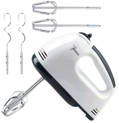 GALPADA Sbattitore Elettrico Multifunzione Mixer Portatile Silenzioso Con Motore Raffreddato Per Uova Latte Insalata Utensile Da Cucina Per Preparazioni Di Dolci Uso Domestico Bianco