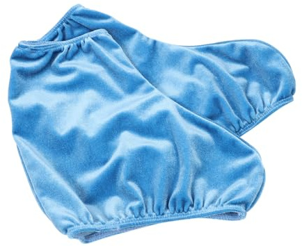 GARVALON Cubrezapatos para Patines de Hielo y Artístico Funda Elástica Resistente al Desgaste Color Azul Claro Talla L Accesorios para Patinaje y Protección de Botas 1 Par
