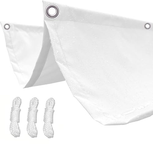 Housse d'auvent rétractable résistante aux UV et à la pluie pour patio, porche, garage et terrasse – Kit de montage complet inclus – Solution de protection solaire parfaite pour l'extérieur