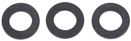 Dioche 1/2 o Brickringsats - Gummiersättning för 1/2 Vattenrörstätning, Hållbar och Mångsidig för Kran och Hydraulkopplingar (/6 15,5-17,5 cm Huvudomkrets)