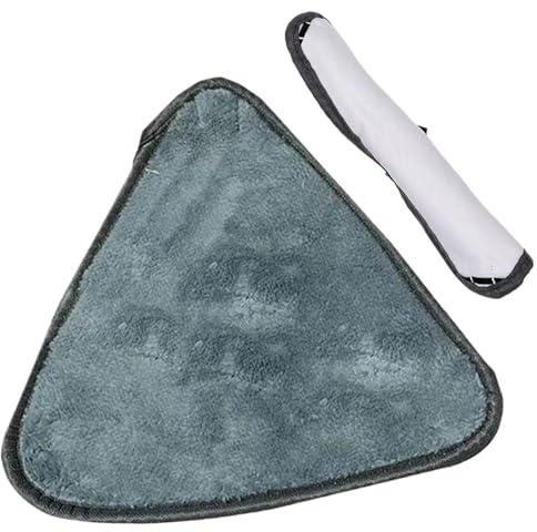 Cabezal Triangular para Fregona,10 Piezas Repuestos Lavables y Reutilizables en Forma Triangular - Repuesto para Mopa de Limpieza Fácil | para Suelos de Madera, Polvo, Hogar, Baño, Cocina, Salón, Dorm