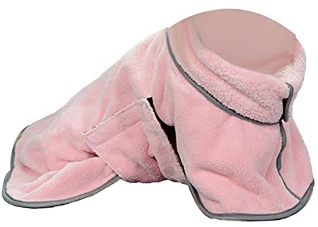 Qudinip Hundhandduk Badrock Mjuk Mikrofiber Snabbtorkande för Husdjur Komfort och Skötsel 1 Enhet (S)