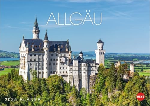 Allgäu Planer 2025: Die Landschaft des Allgäus in Szene gesetzt: Foto-Wandkalender 2025 mit viel Platz für Termine und Notizen. Format 31 x 22 cm