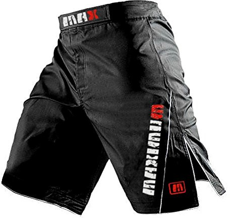 MMA Fight Shorts Brottning Kort Kick Boxningsbur Fighting Shorts, Gym Shorts, Svart, S