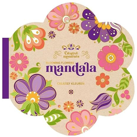Blooming flowers mandala: Creatief kleuren