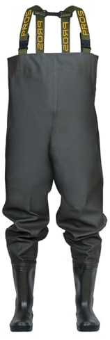 Pros Wathose Watstiefel Anglerhose Anglerstiefel Teichhose Fischerhose (AJ-SB01) (45)