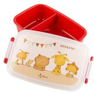 Sigikid Mister O’Lui Brotdose Lunchbox Kinder mit Bügelverschluss