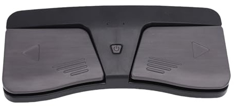Fockety Page Turner-pedal, Trådlös Bluetooth-fotpedal, Bärbar Uppladdningsbar Music Page Turner-fjärrkontroll med Ergonomisk Halkfri Bas för Surfplattor, Smartphones, Datorer
