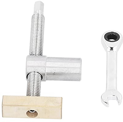 Sargento de Mesa Acero Inoxidable, Herramienta de Fijación para Banco de Trabajo, Diseño Humanizado, Compatible con Mesa de Carpintería de 20mm - Fácil Operación, Estabilidad y