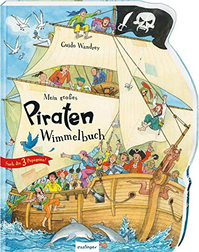 Mein großes Piraten-Wimmelbuch: Zum Suchen, Finden und Mitmachen für Kids