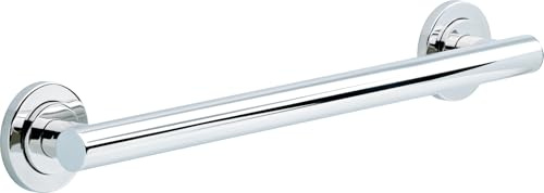 Franklin Brass Voisin (1-Pack) 18' ADA Grab Bar Bathtub Handle Safety Grip in Bright Stainless Steel 1-1/4' diameter Wall Mount Shower Handicap VOI5918-BS